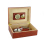Humidor-Set incl. Cigar-Ashtray and Cigar-Cutter, Bordeaux-Red