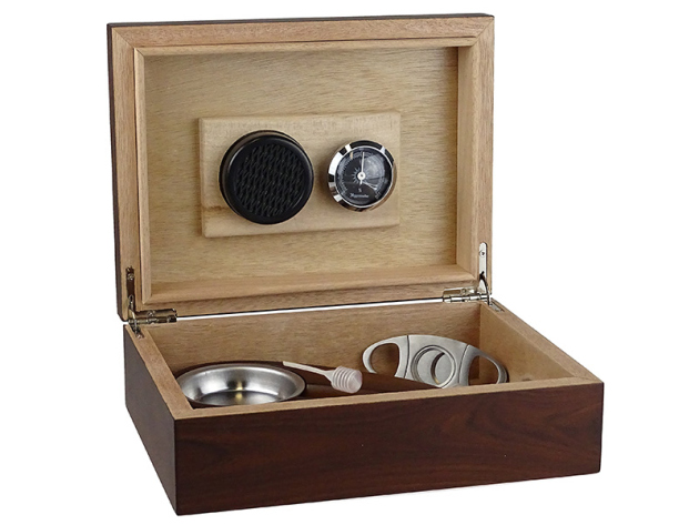 Humidor-Set incl. Cigar-Ashtray and Cigar-Cutter