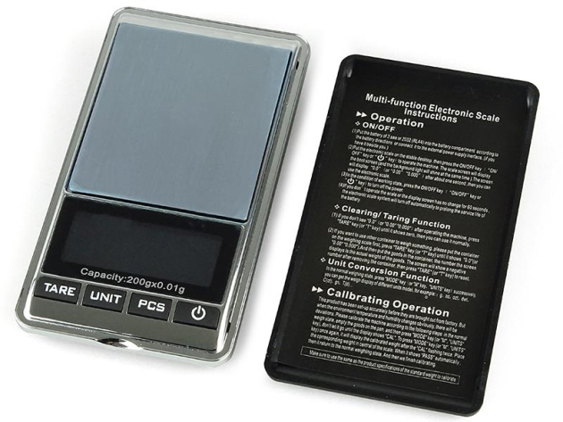 Electronic Scale with protective sleeve 200g/0,01g