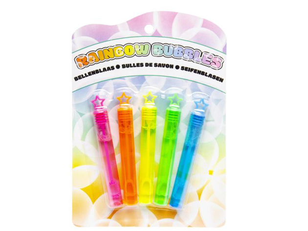 Rainbow Seifenblasen, 5 Stück pro Set