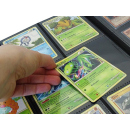 Neutrales Sammelalbum schwarz (max.360 Karten / 20 Seiten)  für Pokemon, Yu-Gi-Oh, Match Attax etc.