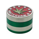 Grinder "Amsterdam" 4-tlg., Gold und Silber, 35 x 50 mm; einzeln