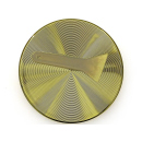 Grinder "Grass Leaf" 4-tlg., gold, 37 x 40 mm