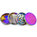 Grinder Pagoda 4p, Black, 38,5 x 52 mm