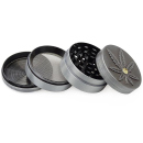 Grinder Hanfblatt mit Stein, 35 x 51 mm; einzeln