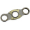 Cigar-Cutter,"Anthrazit-Gold", double-edged, 95 x 4 mm