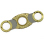 Cigar-Cutter "Gold", double-edged, 95 x 40 mm