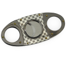 Cigar-Cutter "Anthrazit-Silber", double-edged,...