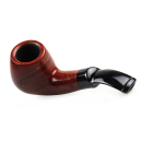 Pfeife "Basic" mit Kunststoff Mundstück, 9mm Filter