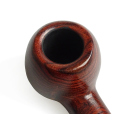 Pfeife "Basic" mit Kunststoff Mundstück, 9mm Filter