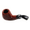 Pfeife "Basic" mit Kunststoff Mundstück, 9mm Filter