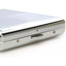 Cigarette Case display 12x "Classic Metall" with clasp, capacity 20 cigarettes