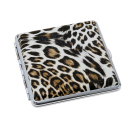 Cigarette Case display 12x "Wild Cat" with clasp, capacity 20 cigarettes