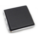 Cigarette Case display 12x "Gentleman" with clasp, capacity 20 cigarettes