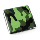 Zigarettenetui "Camouflage" für 20 Zig., mit Spange, 12er Display