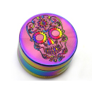 Grinder Rainbow Skulls 3p, Black, 24 x 39 mm