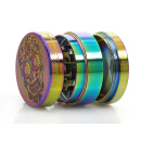 Grinder Rainbow Skulls 3p, Black, 24 x 39 mm