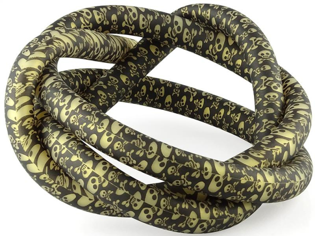 Shishaschlauch "golden Skull", 1,52m