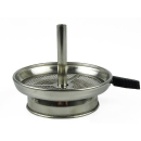 Hookah "Grand Deluxe Silver", screwable, 2 hoses, 70 cm