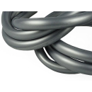 Hookah "Grand Deluxe Silver", screwable, 2 hoses, 70 cm