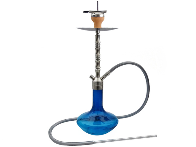 Hookah "Velum" blue, 60 cm, 1 hose
