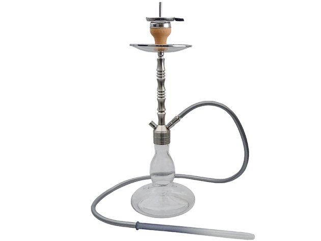 Shisha "Silhouette" silver, 60 cm, 1 hose