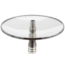 Shisha "Silhouette" silver, 60 cm, 1 hose