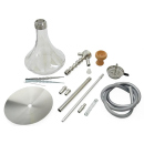 Hookah "Illustria" white, 60 cm, 1 hose