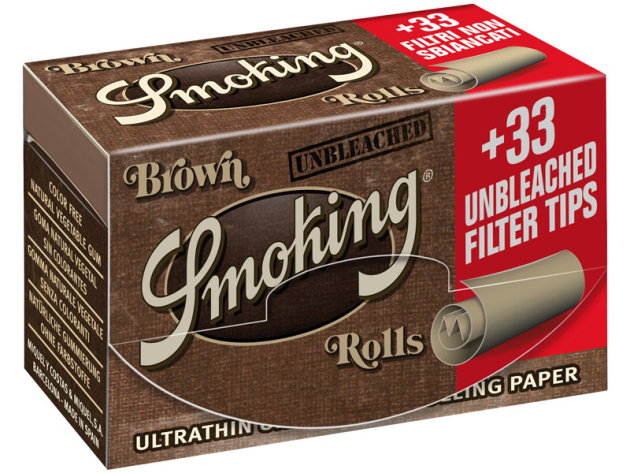 Smoking Rolls Brown 24 Rollen + Tips