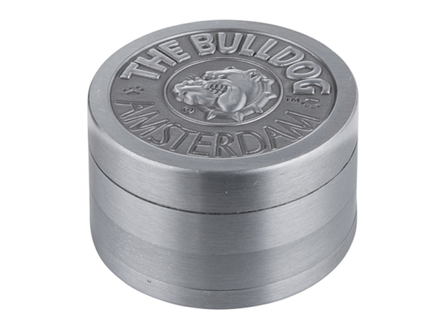 Grinder "Bulldog" 4-tlg. Silber,  Ø 50mm; einzeln