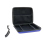 Tasche für Spiele/ Videospiele etc. usw. 16 x 13 x 4 cm;, harte Schale mit Schaumstoff; blau