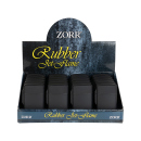 Sturmfeuerzeuge "Rubber" Schwarz, Jet-Flamme, 20er Display