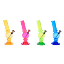 Acrylic Bong "Rasta" mini, 15 cm, 12p display
