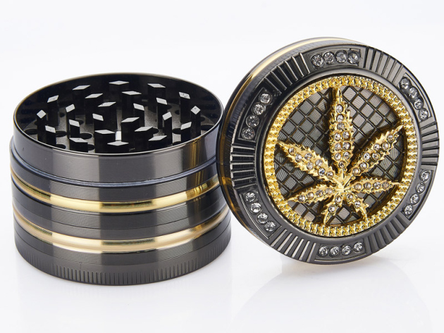 Grinder "Bling-Bling Leaf" 4p Ø 50mm