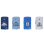 Storm Lighter "Navy" jet-flame, 4-fold assorted, 20p display