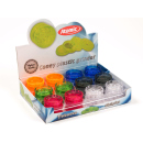 Grinder "Coney" Kunststoff 2-tlg., 6-fach sort. Ø 48mm, 24er Display