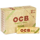 OCB KS Organic Hemp Slim + Tips, 32 Heftchen à 32 Blatt +...