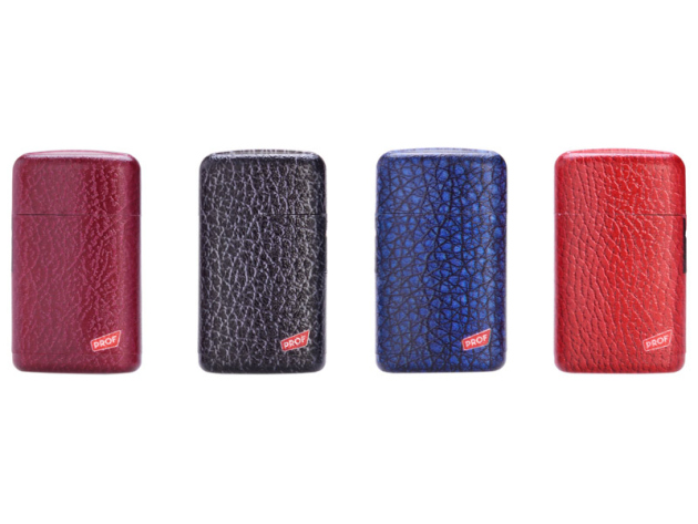 Sturmfeuerzeuge "Leather Look" Blaue Jet-Flamme, 20er Display