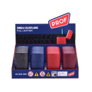 Sturmfeuerzeuge "Leather Look" Blaue Jet-Flamme, 20er Display
