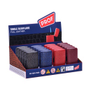 Sturmfeuerzeuge "Leather Look" Blaue Jet-Flamme, 20er Display