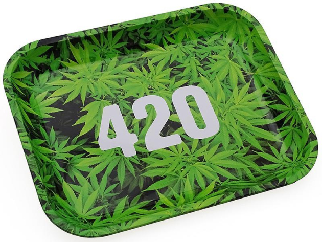 Metall Drehunterlage "green 420" large, 34x27x3 cm