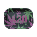 Metal swivel base "black 420" small, 14x18x2 cm