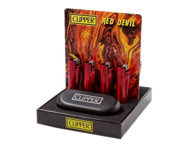 Clipper Metal Micro RED DEVIL, 12er Display