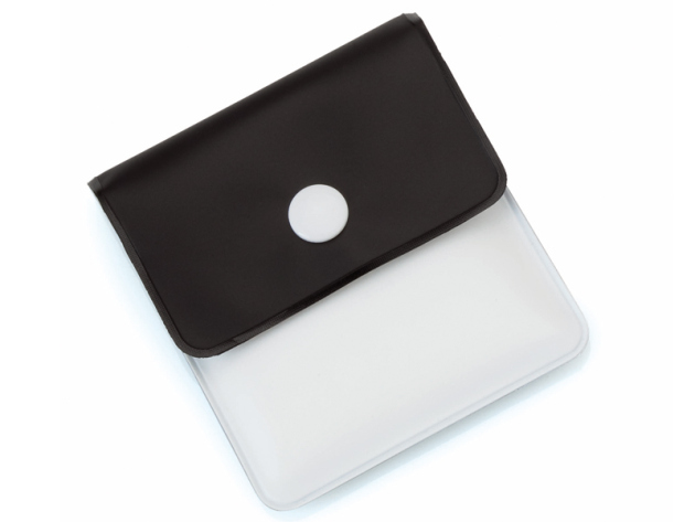 Taschenascher "Kyan" Schwarz/Weiß