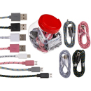 Ladekabel USB auf USB-Micro, ca. 1m,  in Kunststoff-Dose,...