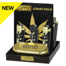 Clipper Metal Large Leaves Gold 12er Display