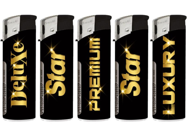 Elektrofeuerzeuge "Star" 50er Display