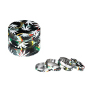 Grinder "Schwarz-Weiß Hanfdesign" 4-tlg,...