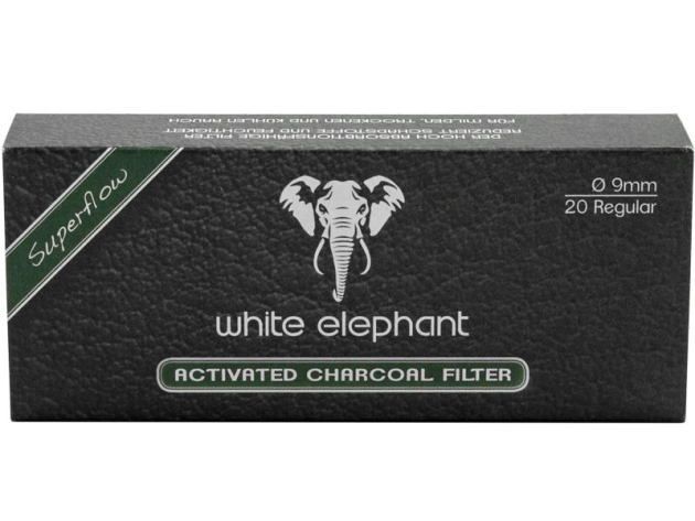 Elefant Natur Aktiv Kohle Filter Pfeifenfilter 9 mm 150 St Charcoal Filters