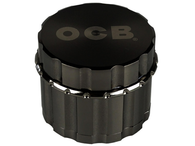 OCB Grinder "Classic", schwarz;  ca. 4,3x5,1 cm